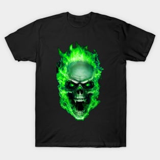 Flaming Skull T-Shirt